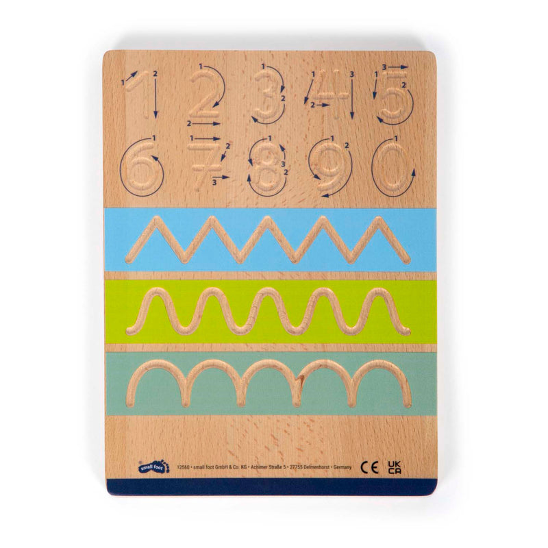 Afbeelding laden in galerijviewer, Small foot - houten schrijfbordset voor schrijftraining
