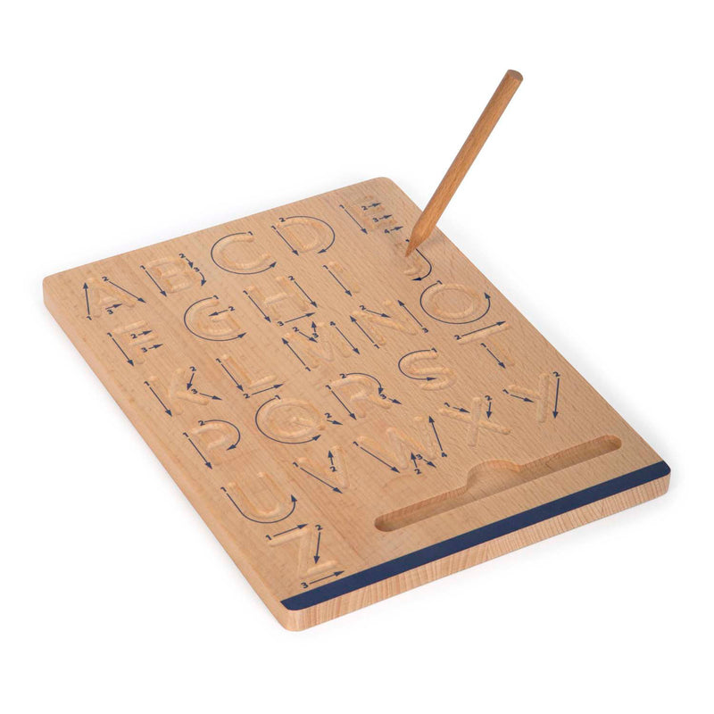 Afbeelding laden in galerijviewer, Small foot - houten schrijfbordset voor schrijftraining