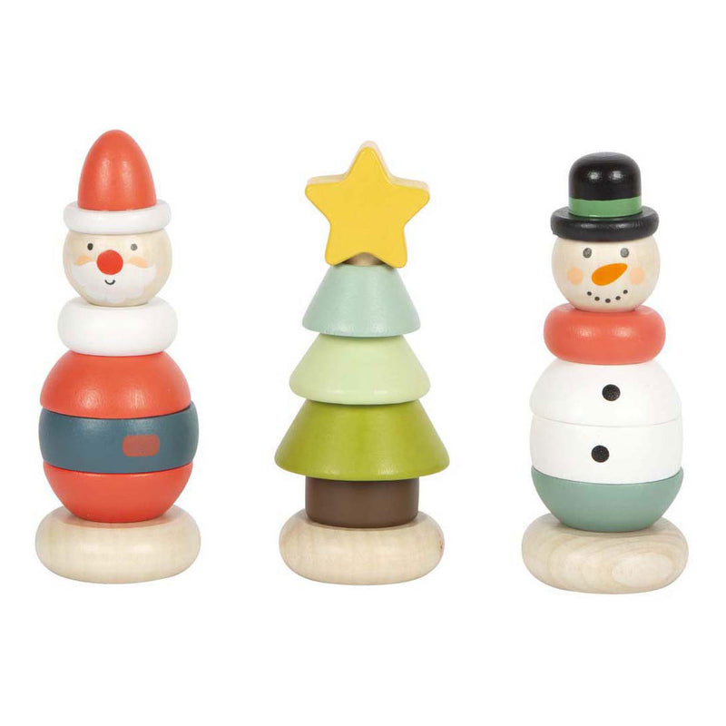 Load image into Gallery viewer, Small foot - kerst- en winter stapeltoren, 9 stuks