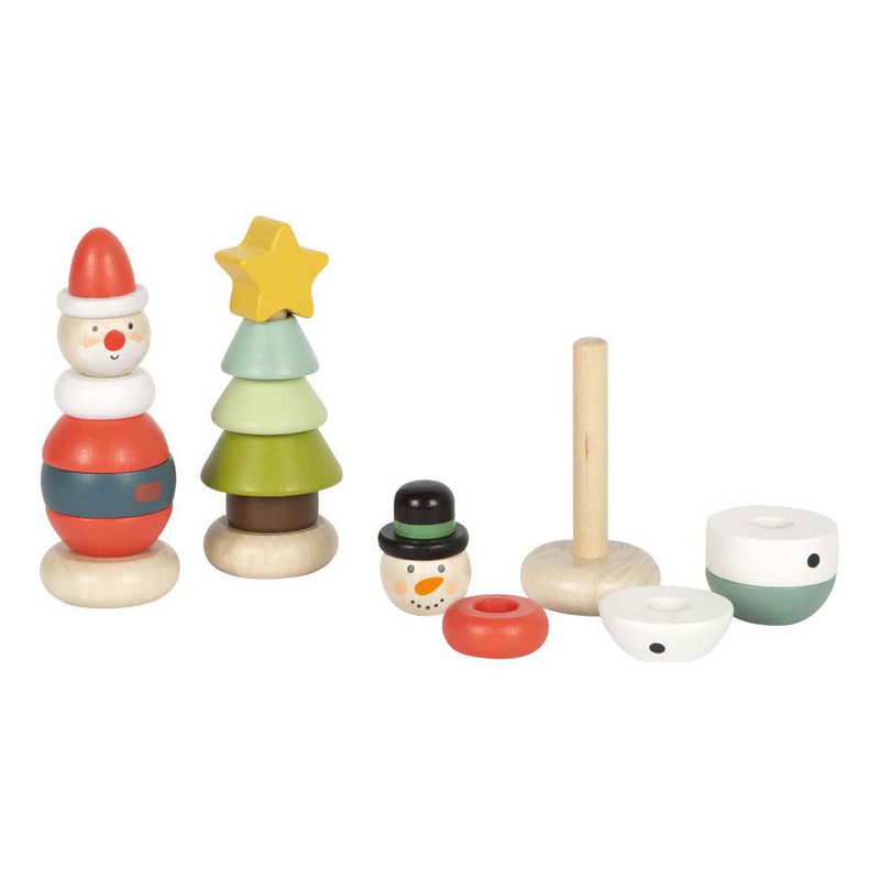 Load image into Gallery viewer, Small foot - kerst- en winter stapeltoren, 9 stuks