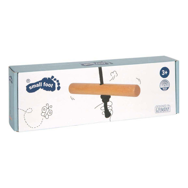 Afbeelding laden in galerijviewer, Small foot - houten draaibare trapeze schommel black line