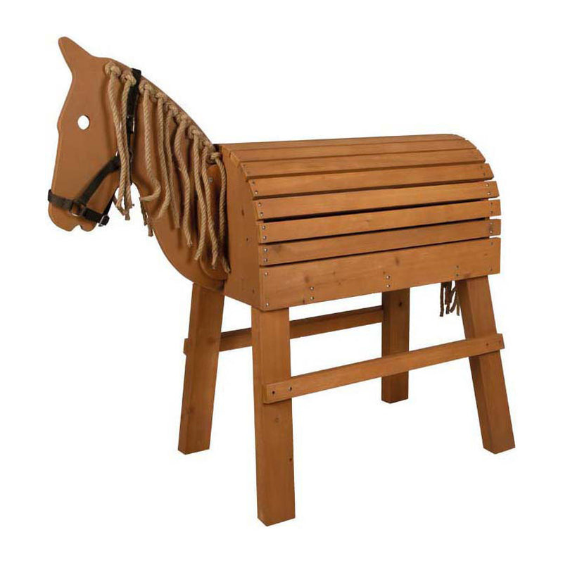 Load image into Gallery viewer, Small foot - houten paard bruin