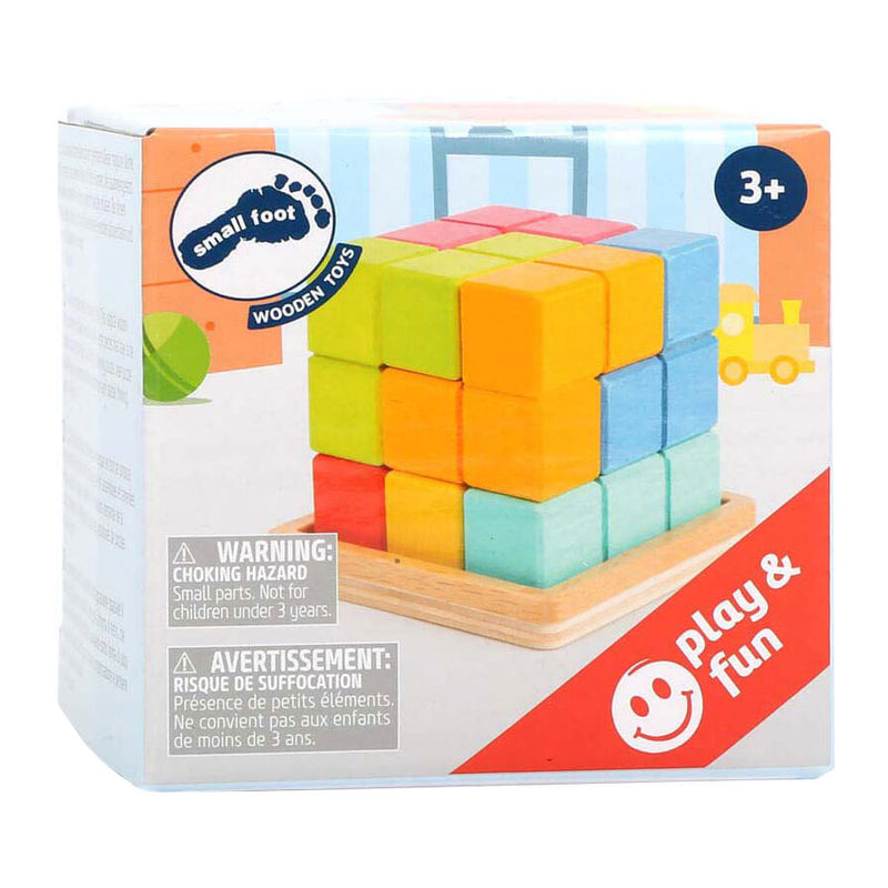 Afbeelding laden in galerijviewer, Small foot houten 3d breinpuzzel