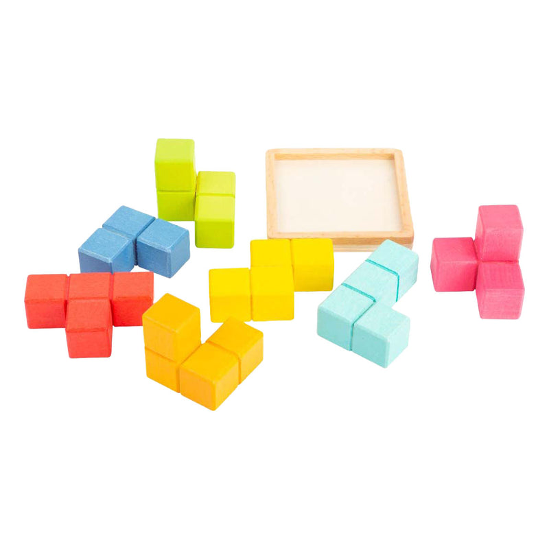 Afbeelding laden in galerijviewer, Small foot houten 3d breinpuzzel