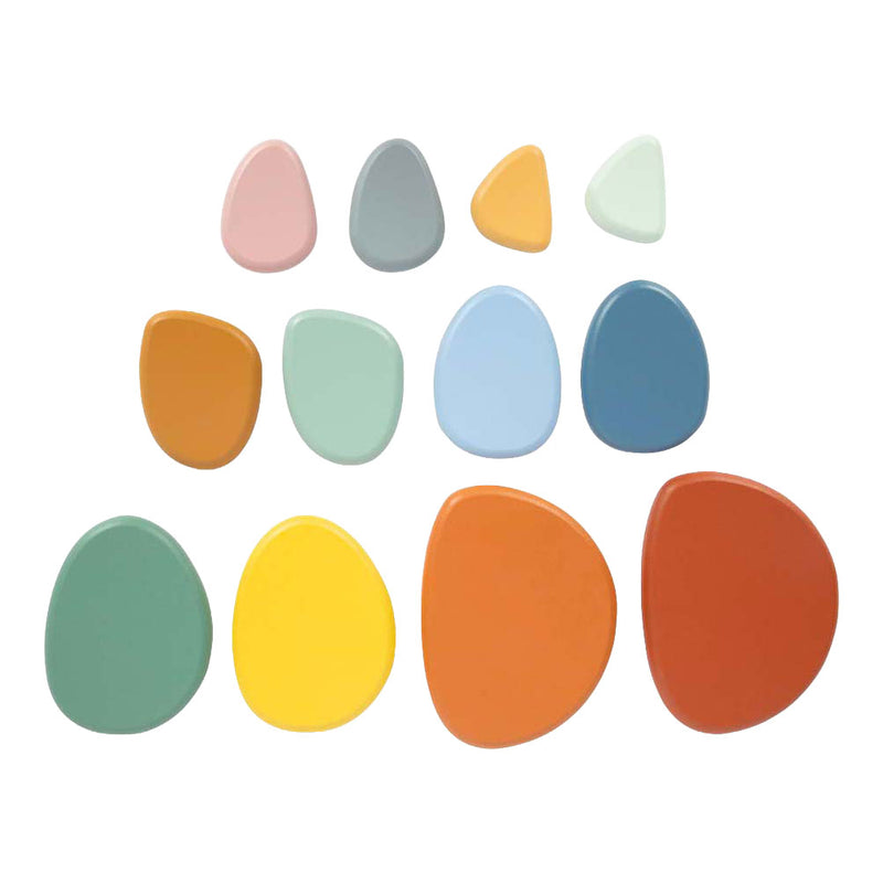 Load image into Gallery viewer, Small foot - houten montessori river rocks evenwichtsspel fsc
