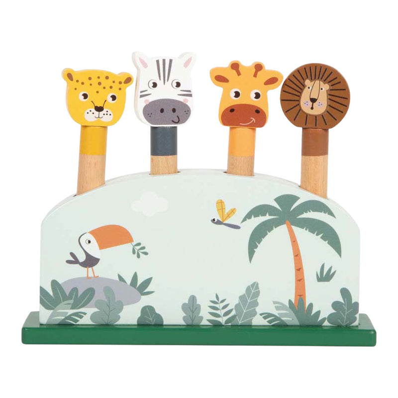 Load image into Gallery viewer, Small foot - houten dierenvormenspel safari fsc