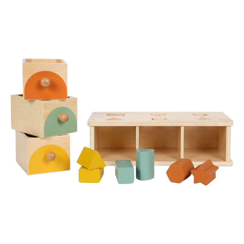 Afbeelding laden in galerijviewer, Small foot - houten montessori sorteerspel fsc