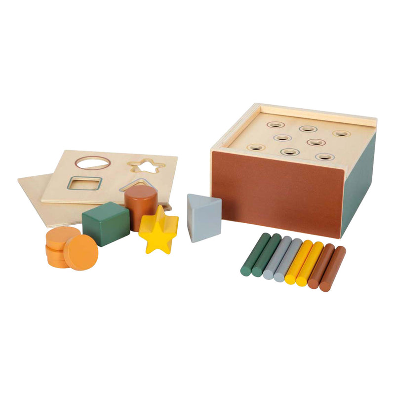 Laden Sie das Bild in Galerie -Viewer, Small foot - houten montessori vormpassend spel fsc