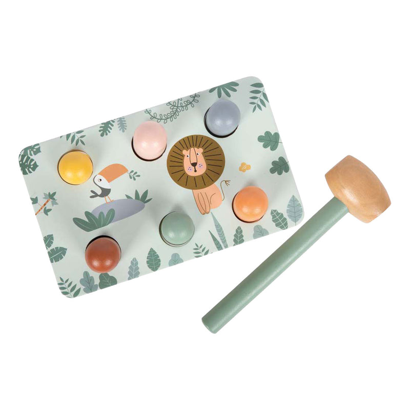 Afbeelding laden in galerijviewer, Small foot - houten hamerbank spel safari fsc