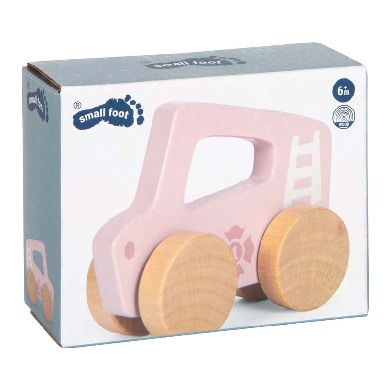 Afbeelding laden in galerijviewer, Small foot - houten duwautootje roze