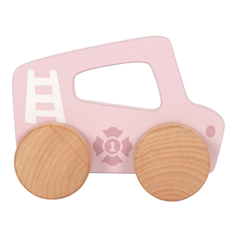 Afbeelding laden in galerijviewer, Small foot - houten duwautootje roze
