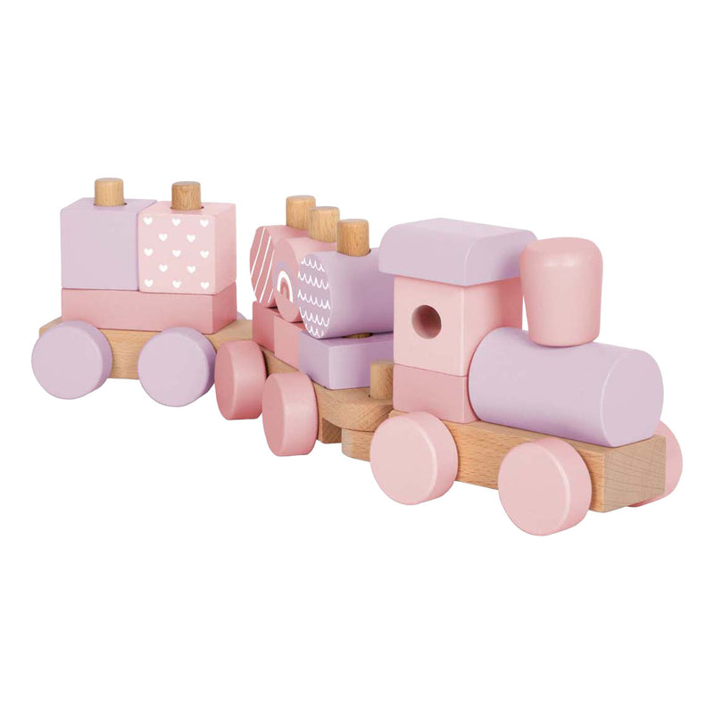 Load image into Gallery viewer, Small foot - houten trein roze