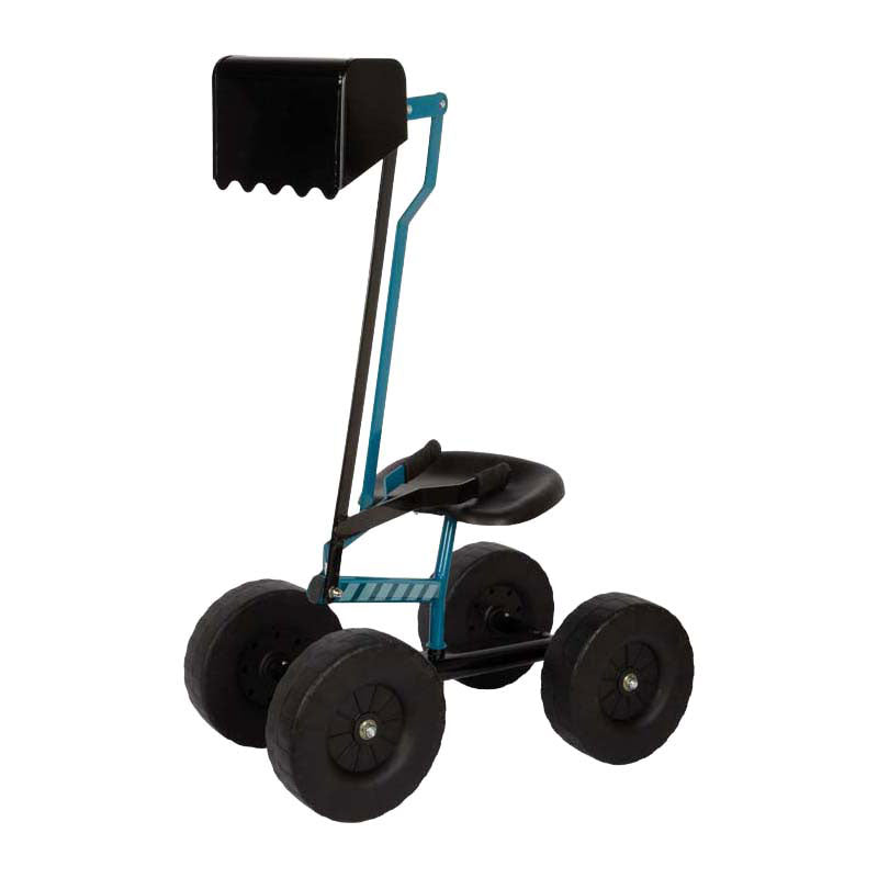 Load image into Gallery viewer, Small foot - graafmachine met wielen blauw