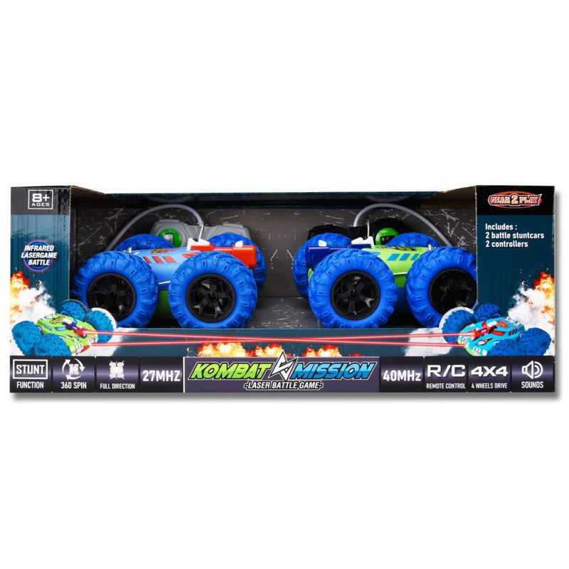 Load image into Gallery viewer, Gear2Play Kombat Mission RC Bestuurbare Auto Duo Set