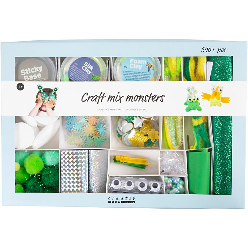 Load image into Gallery viewer, Creative company https: www.cchobby.nl creatieve-box-monsters-diverse-kleuren-1-doos