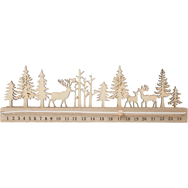 Afbeelding laden in galerijviewer, Https: www.cchobby.nl advent-kalender-h-12-cm-l-40-cm-b-3-6-cm-1-stuk