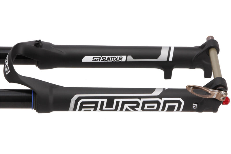 Load image into Gallery viewer, SrSuntour Suntour auron aur voorvork 27.5'' rlrc 15qlc2ti 120-160mm tapered zwart