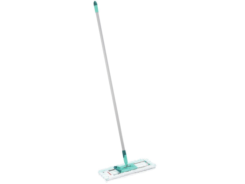 Afbeelding laden in galerijviewer, Leifheit profi vloerwisser xl micro duo - 42 cm wisbreedte - stalen steel 140 cm - 360° draaibare scharnier - click system