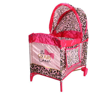 Afbeelding laden in galerijviewer, Glam crew the poppenbed - one size - meisjesspeelgoed - roze - the