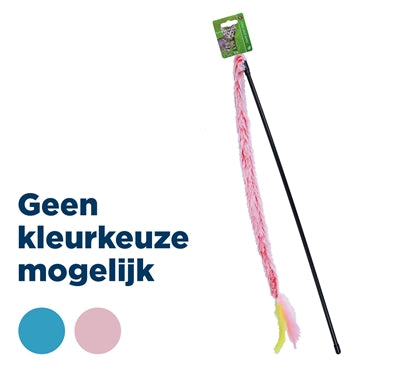 ギャラリービューアに画像をロードする, Hengel softy met veer en bel blauw roze