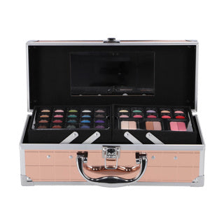 Chargez l'image dans la visionneuse de la galerie, Casuelle make up koffer champagne kleur