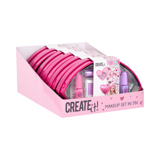 Load image into Gallery viewer, Create it! hart make-up set in lip blik