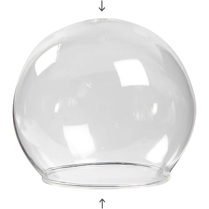 Chargez l'image dans la visionneuse de la galerie, Https: www.cchobby.nl belvormig-glas-zonder-voet-d-8-cm-gatgrootte-5-cm-transparant-4-stuk-1-doos