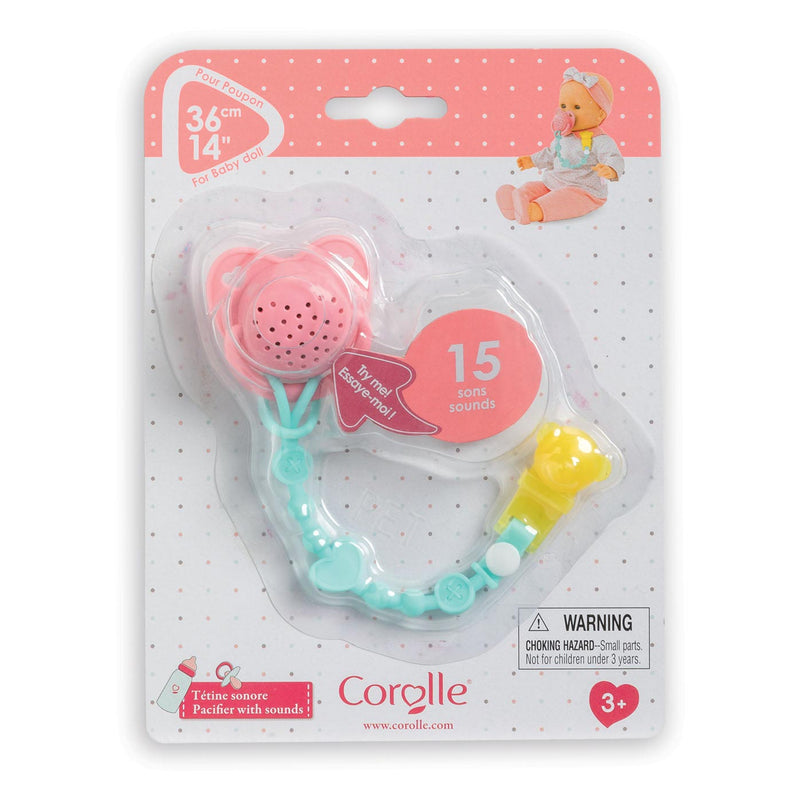 Afbeelding laden in galerijviewer, Corolle interactieve speen voor babypop - accessoire met geluid.