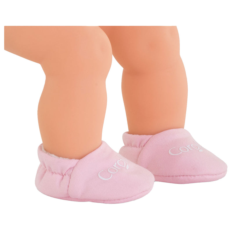 Afbeelding laden in galerijviewer, Corolle poppen pantoffels roze - babypop accessoires 30cm.