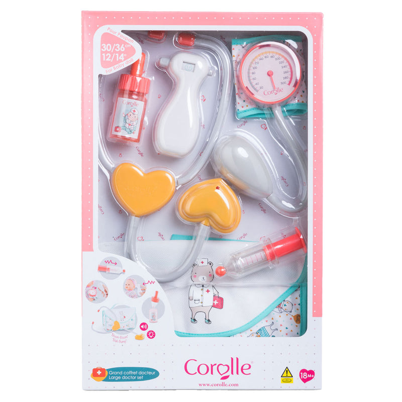 Afbeelding laden in galerijviewer, Corolle doktersset voor babypop - 30 cm