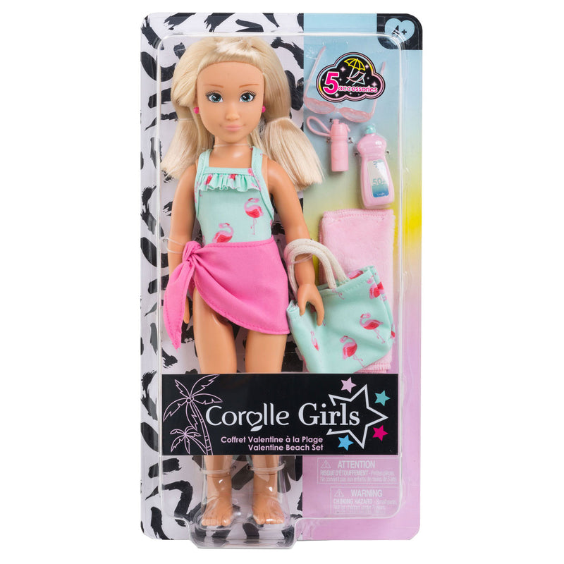 Load image into Gallery viewer, Corolle girls - modepop valentine beach set