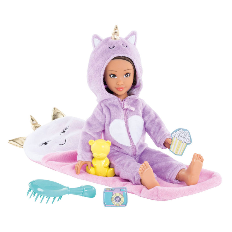 Load image into Gallery viewer, Corolle girls - modepop luna pyjama party set