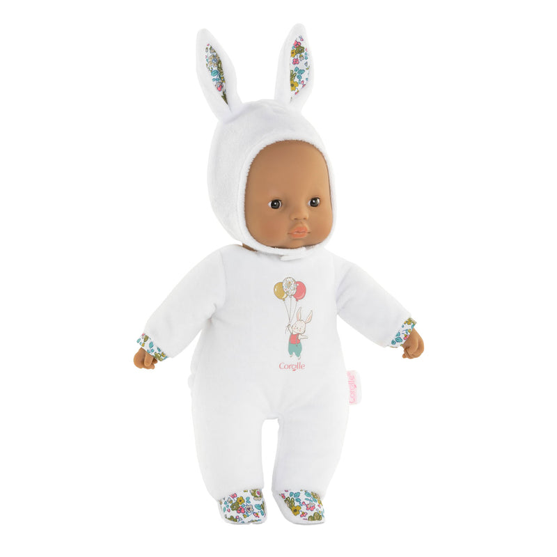 Afbeelding laden in galerijviewer, Corolle mon doudou sweet heart babypop - konijn wit, 30cm