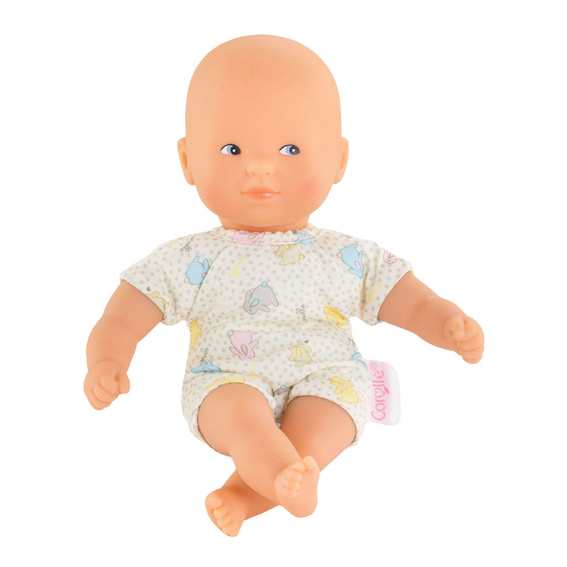 Afbeelding laden in galerijviewer, Corolle babypop mini calin konijn blauwe ogen 20cm - vanillegeur.