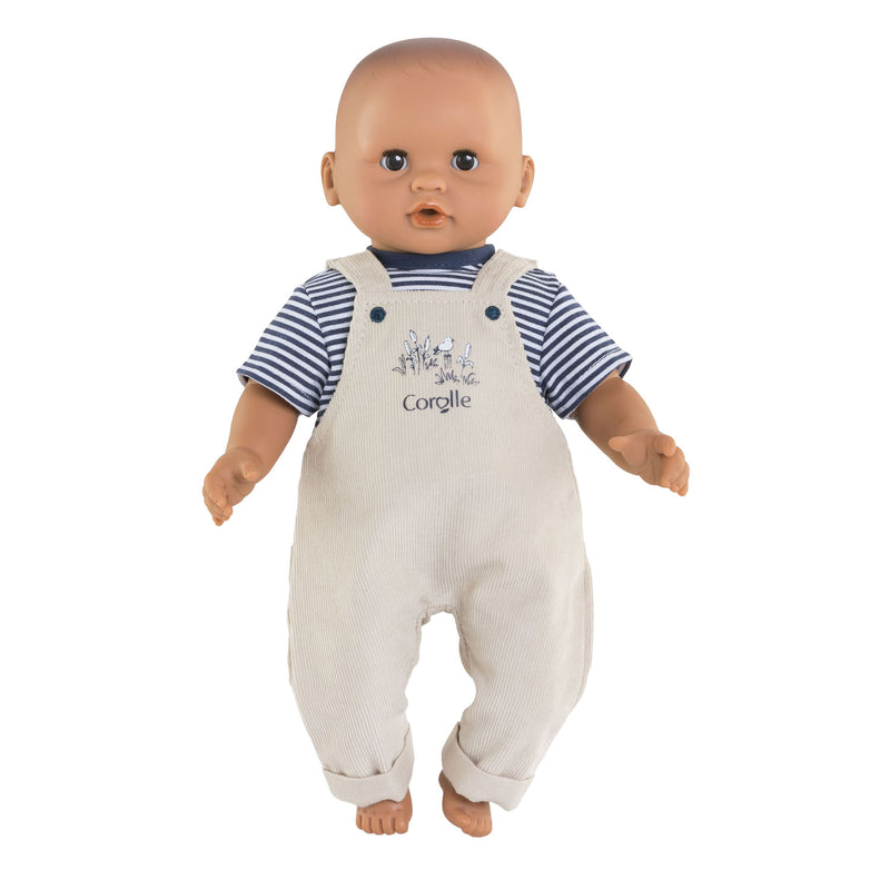 Load image into Gallery viewer, Corolle mon poupon tuinbroek ecru en t-shirt, 30cm