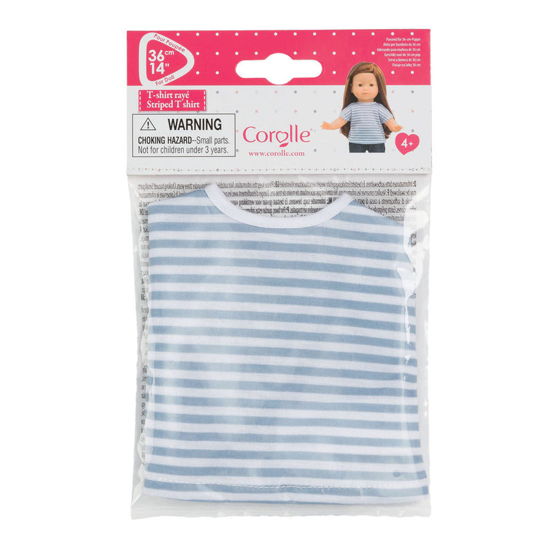 Load image into Gallery viewer, Corolle ma gestreept t-shirt blauw, 36cm