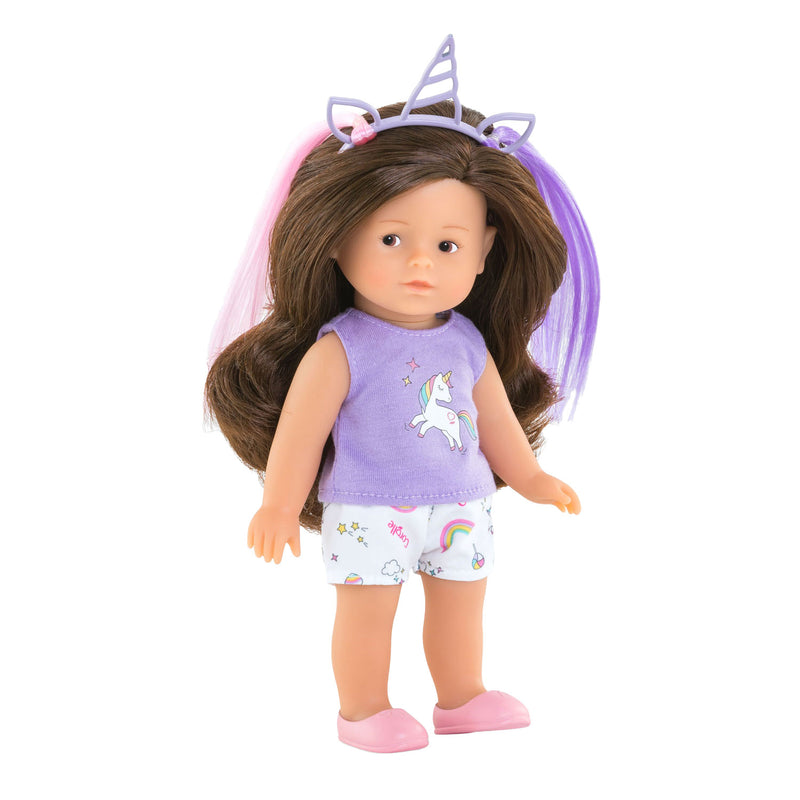 Afbeelding laden in galerijviewer, Corolle pop eenhoorn romy 20cm - mini corolline speelset met accessoires.