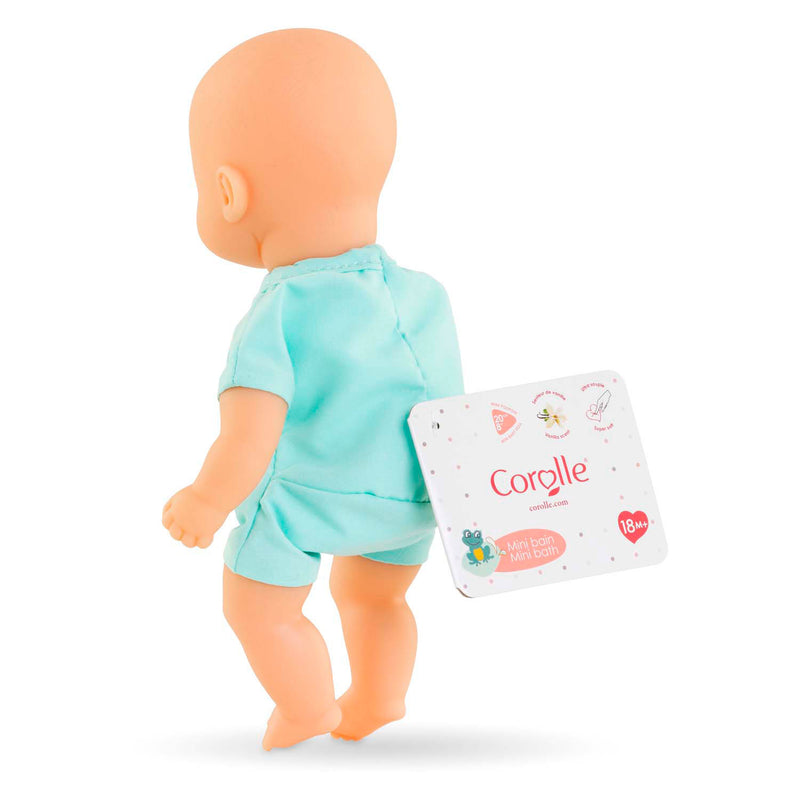 Afbeelding laden in galerijviewer, Corolle mini bad babypop - blauw, 20cm