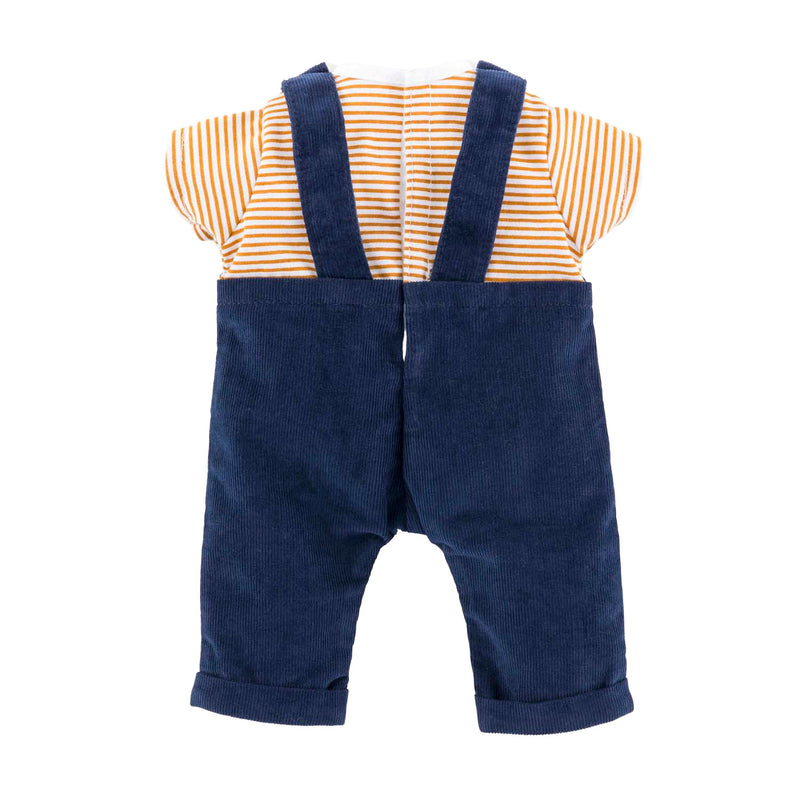 Load image into Gallery viewer, Corolle t-shirt en marineblauw overall, 30cm