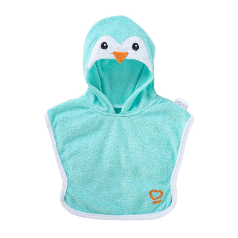 Load image into Gallery viewer, Corolle badcape voor babypop - pinguin, 36cm