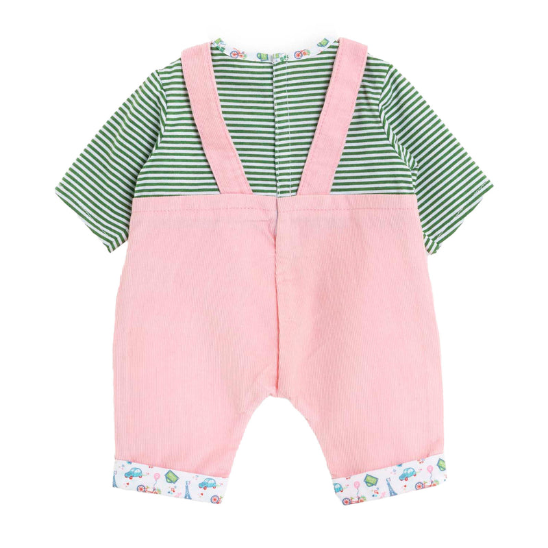 Load image into Gallery viewer, Corolle t-shirt en overall voor babypop, 42cm