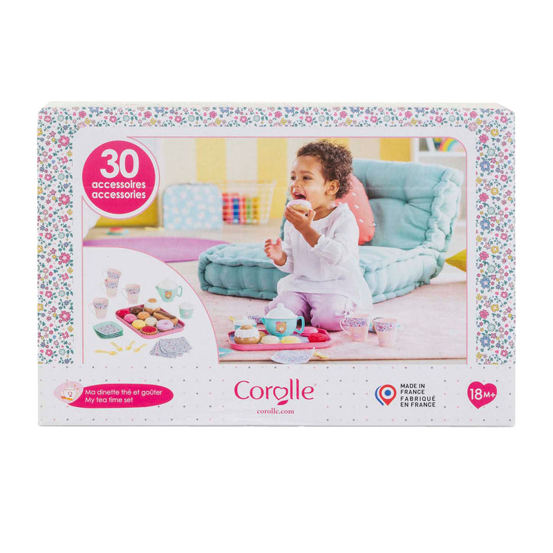Afbeelding laden in galerijviewer, Corolle mijn thee set voor babypop, 30dlg.