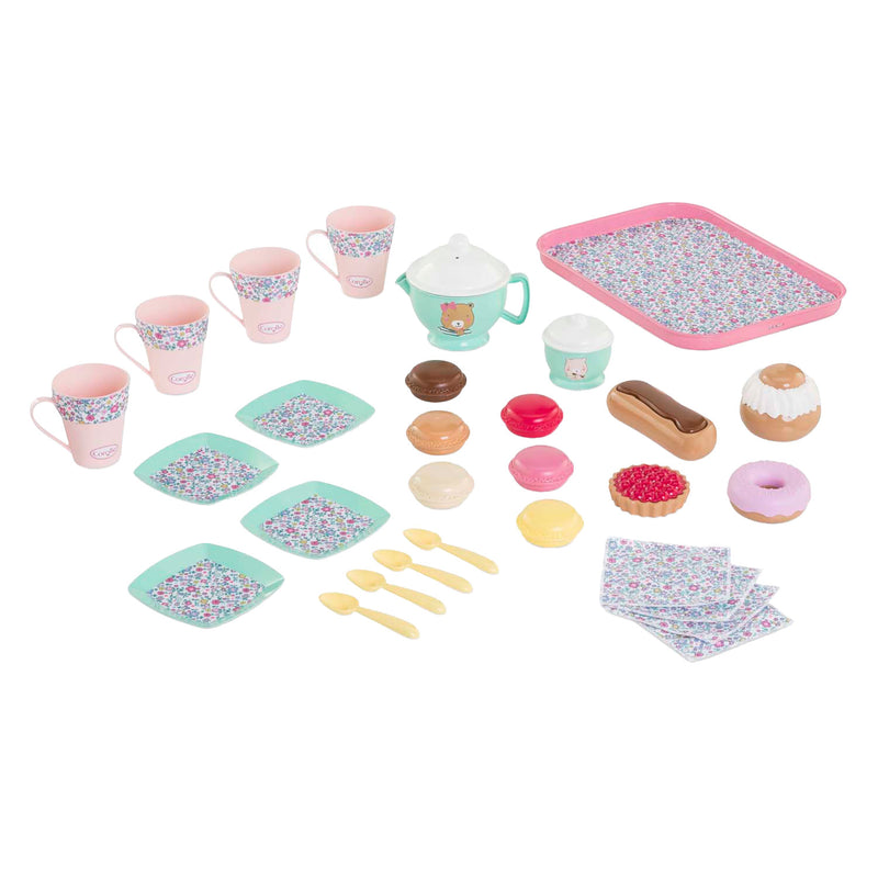 Afbeelding laden in galerijviewer, Corolle mijn thee set voor babypop, 30dlg.