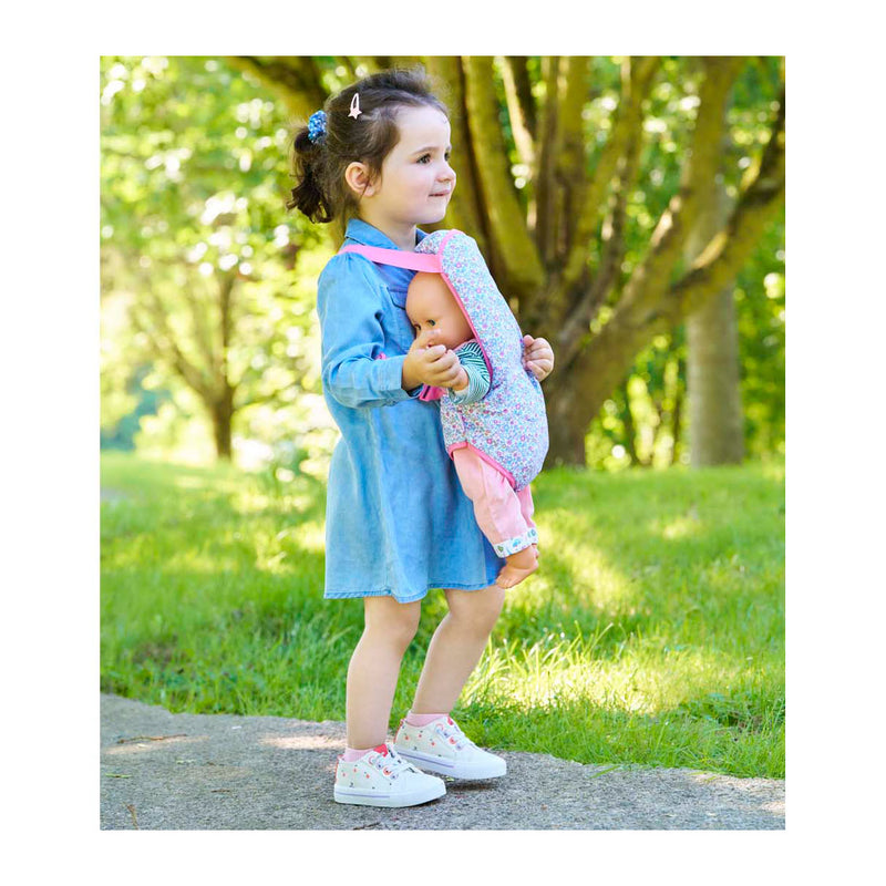 Afbeelding laden in galerijviewer, Corolle draagdoek bloemen voor babypop van 36-42cm