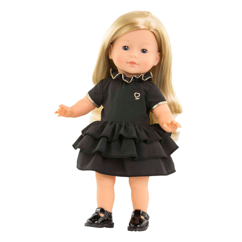 Load image into Gallery viewer, Corolle zwarte jurk voor babypop, 36cm