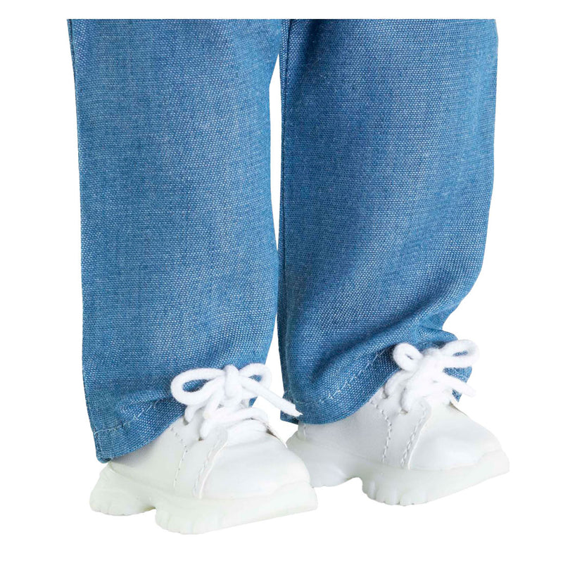 Afbeelding laden in galerijviewer, Corolle sneakers poppen wit 36cm - poppenaccessoire schoenen.