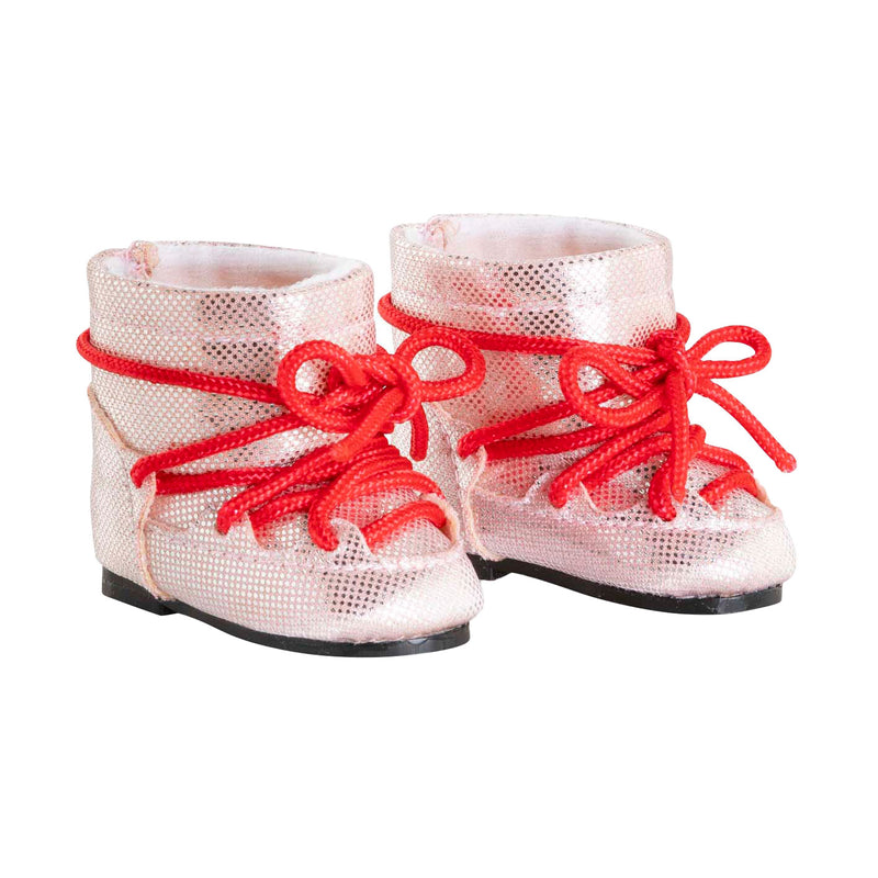 Load image into Gallery viewer, Corolle roze snowboots voor poppen, 36cm