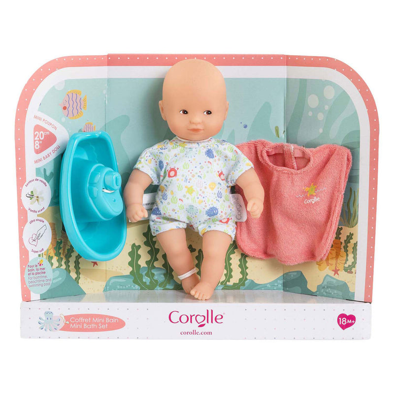 Chargez l'image dans la visionneuse de la galerie, Corolle – mini badset – badpop 20 cm – cape en bootje