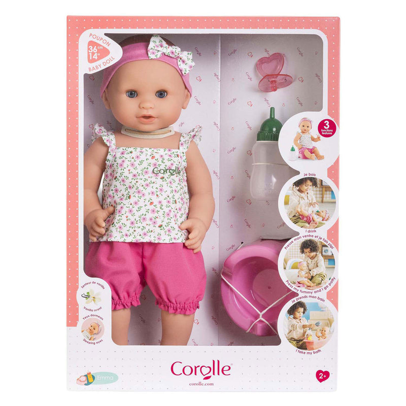 Afbeelding laden in galerijviewer, Corolle mon grande poupon drink- en plaspop emma - 36cm
