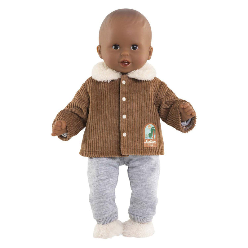 Chargez l'image dans la visionneuse de la galerie, Corolle poppenjasje velours kleine ontdekker 30cm bruin fleece.